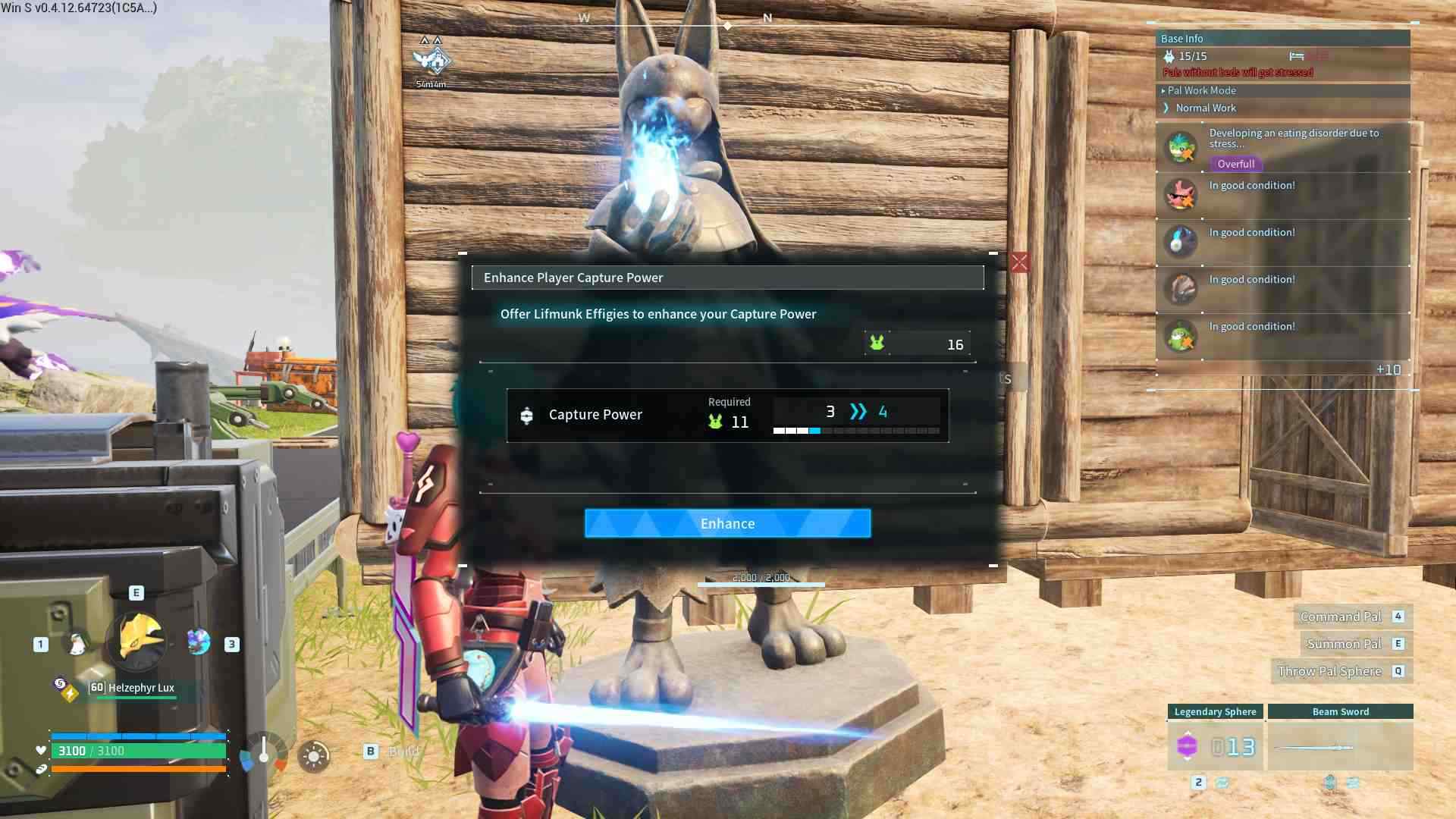 Upgrade your Catch Power using collected Lifmunk Effigies