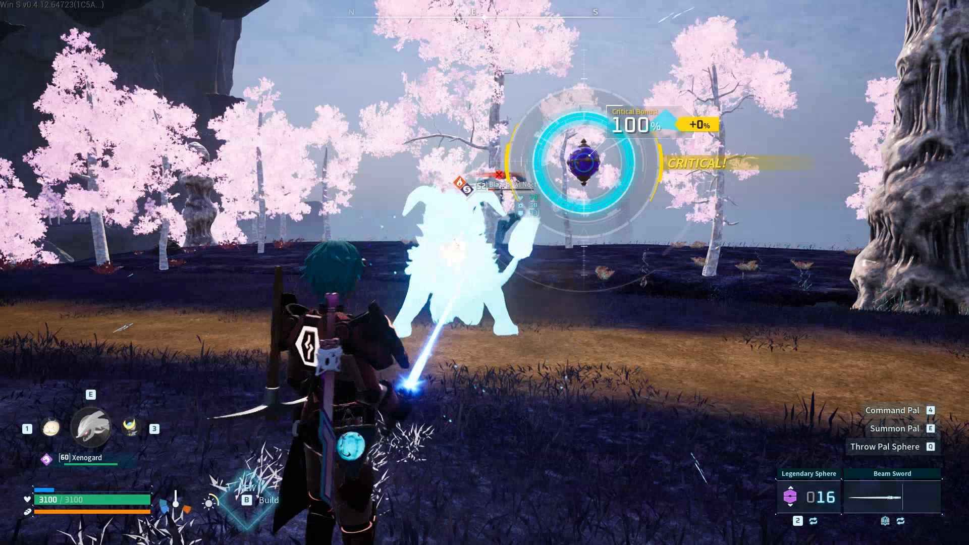 Schwäche Blazehowl Noct im Kampf mit gezielten Angriffen.