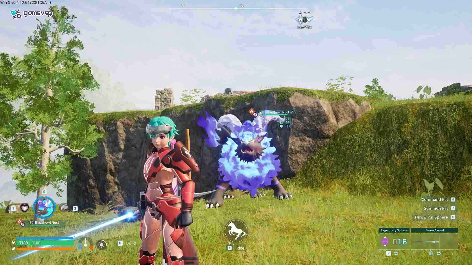 Cabalga a Blazehowl Noct a través del terreno volcánico como una rápida montura terrestre.