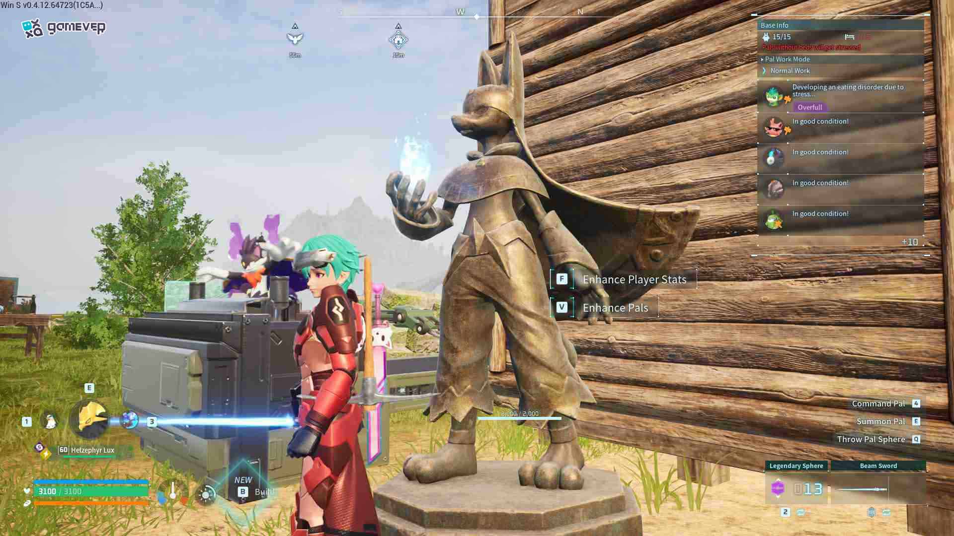 Construye la Estatua de Poder en tu base para mejorar tu Poder de Captura.