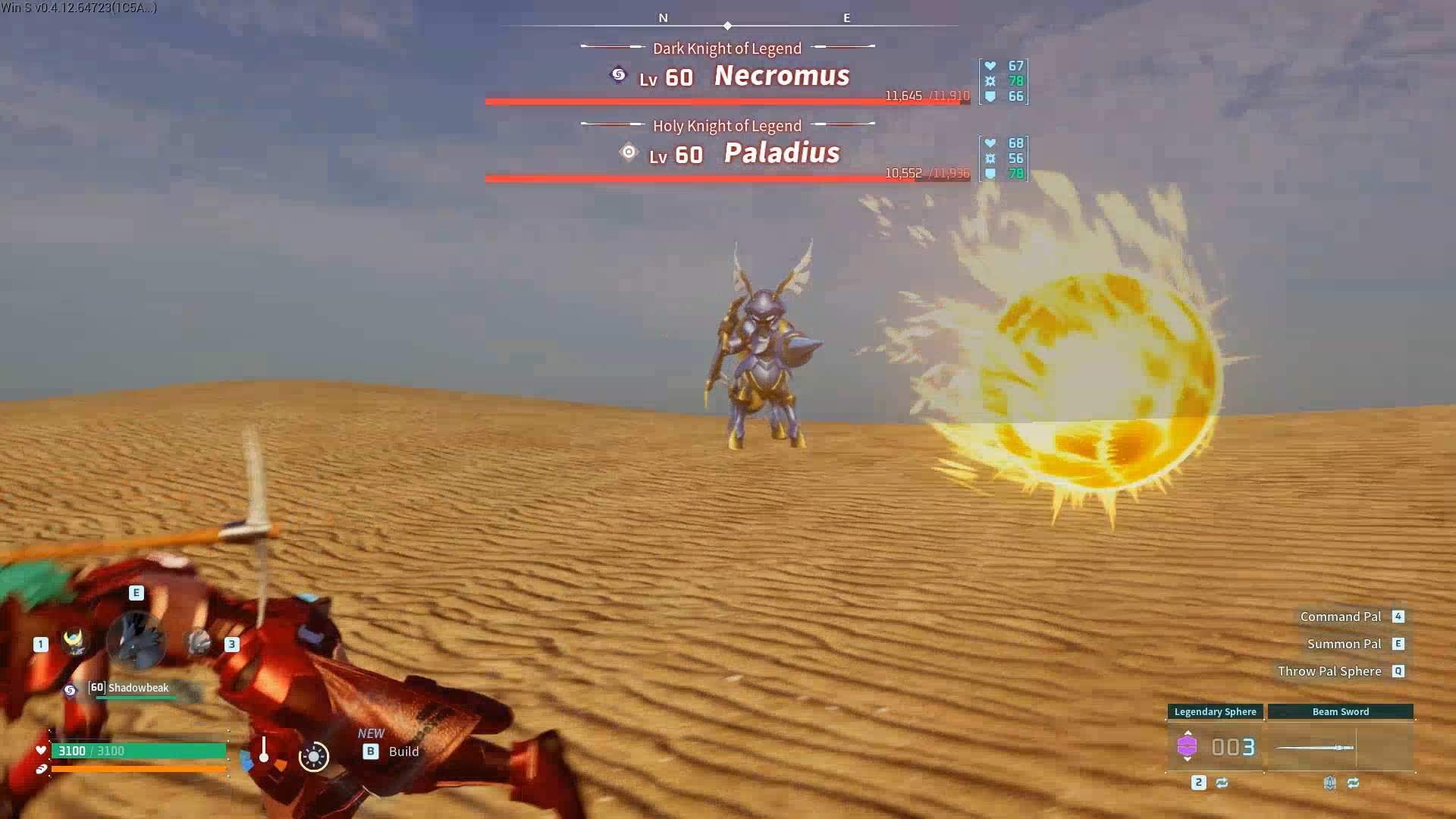 Use Legendary Pal Spheres to increase capture chances