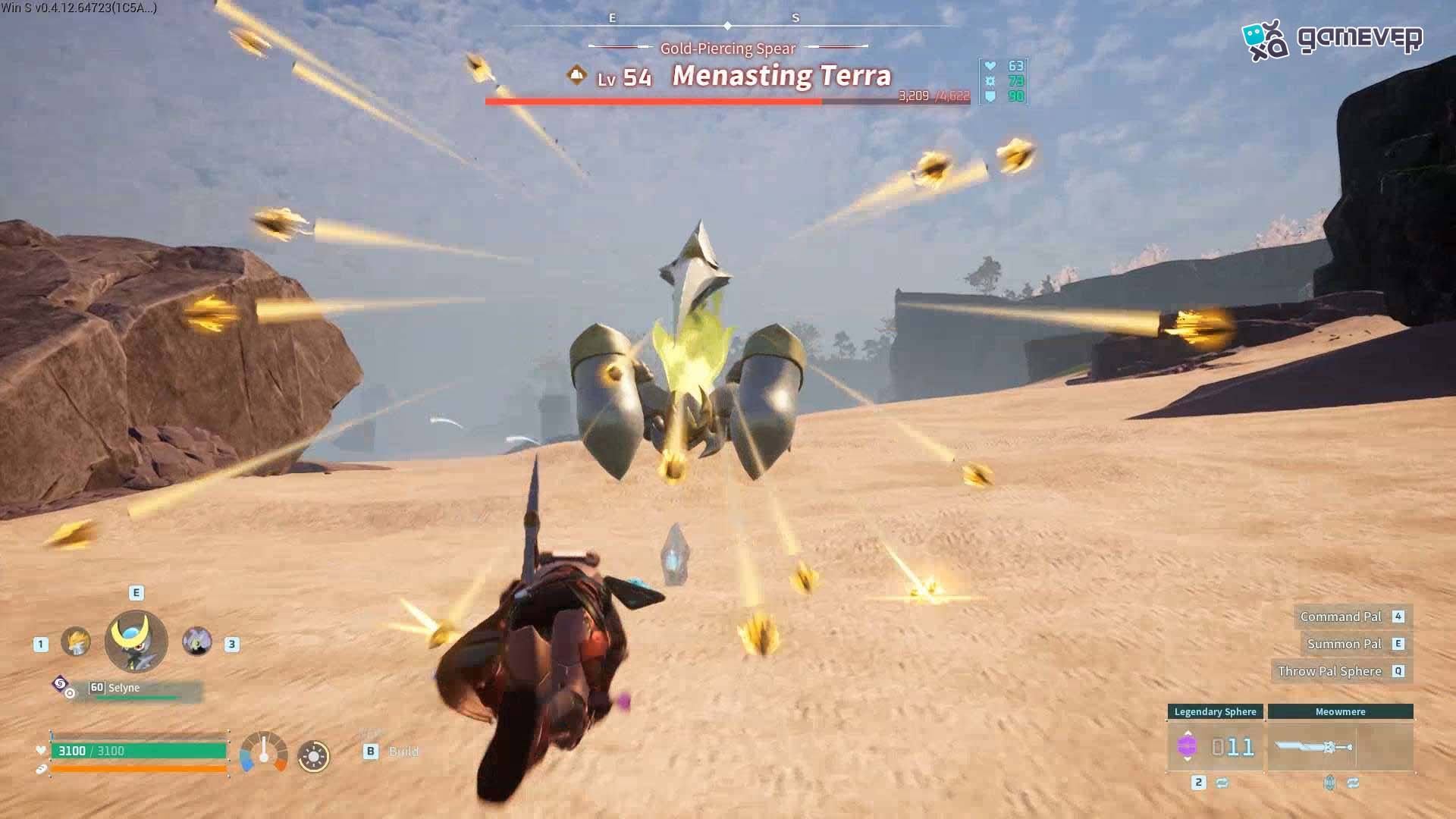 Emplea armas a distancia como el Lanzacohetes para atacar desde lejos.