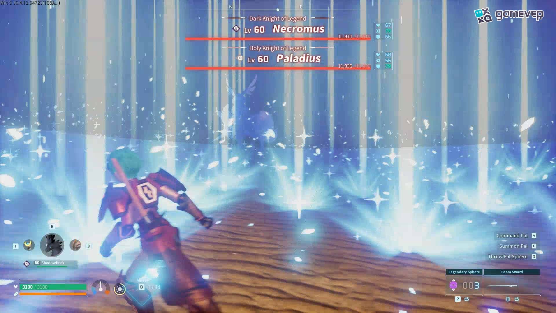 Ten cuidado con los ataques por detrás de Paladius o Necromus.