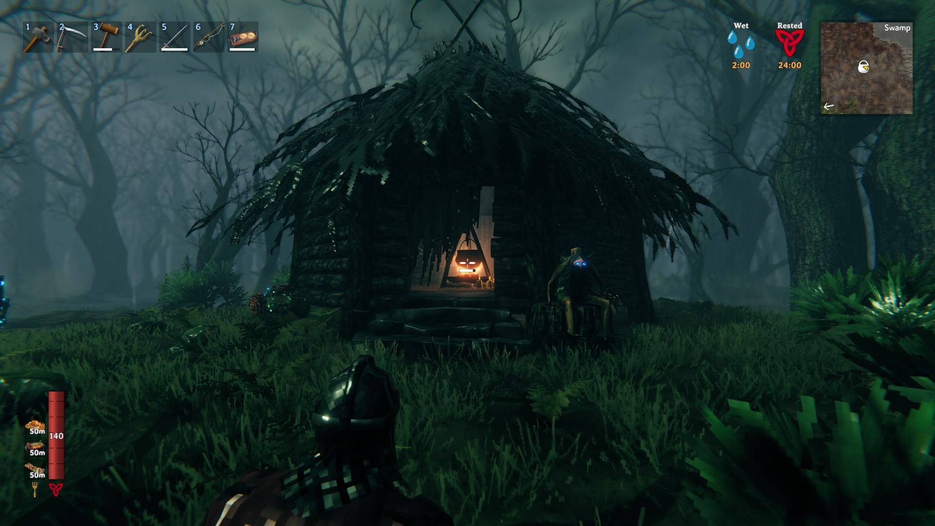 Kup mieszankę ziół leśnych od Bog Witch w Valheim Bog Witch