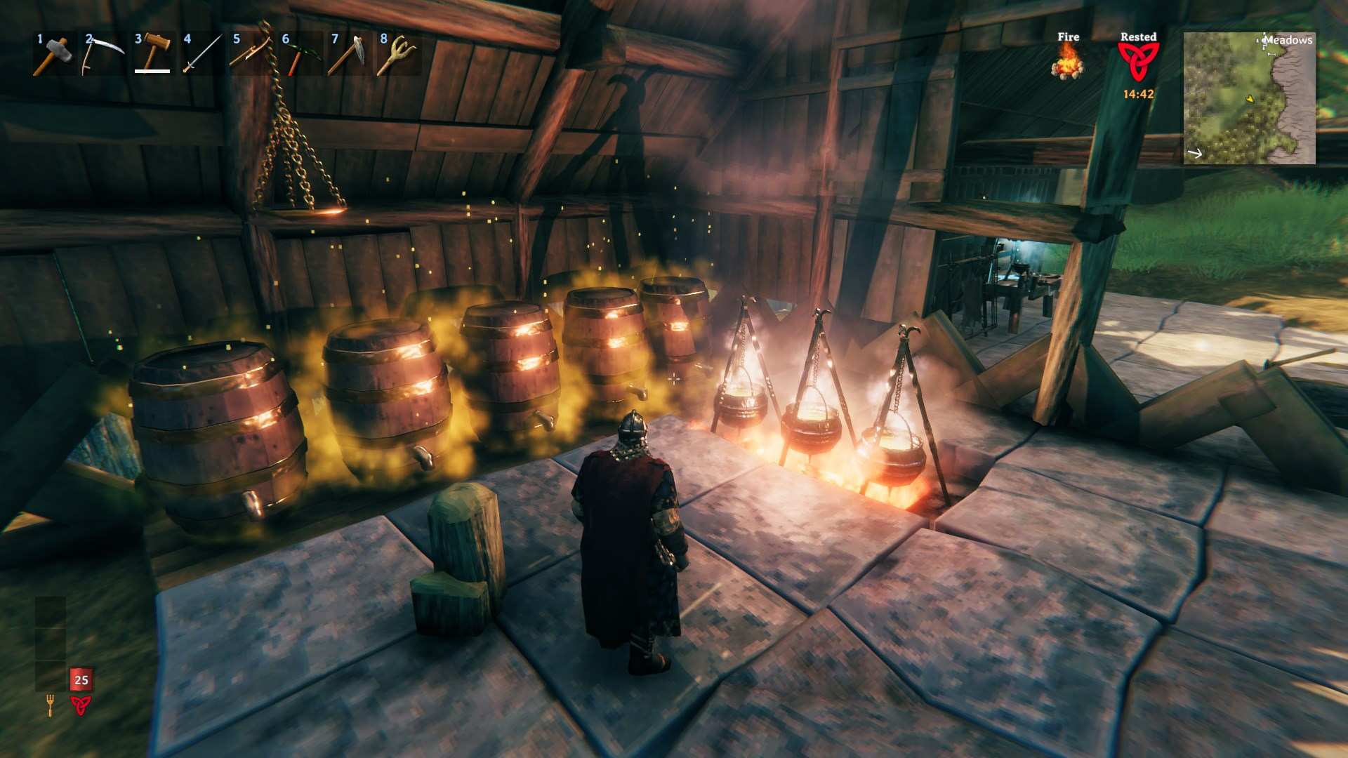 Stwórz bazę miodu pitnego Wytrzymałość Trolla w swoim kociołku w Valheim Bog Witch Aktualizacja