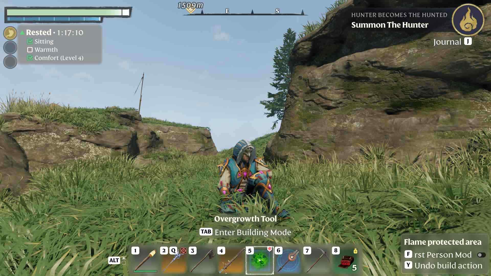 Sit down by the fire to plan your strategy or simply relax