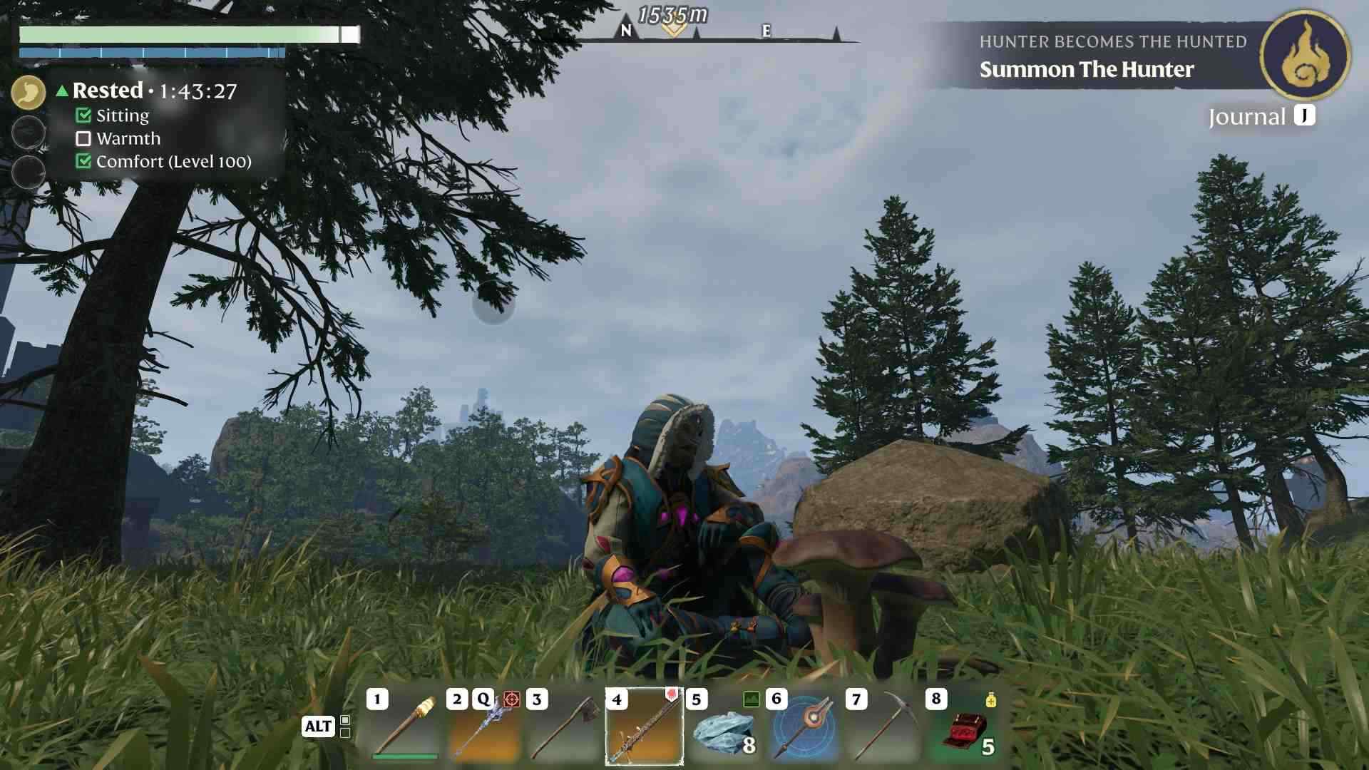 Spot the vivid red caps in the Springlands