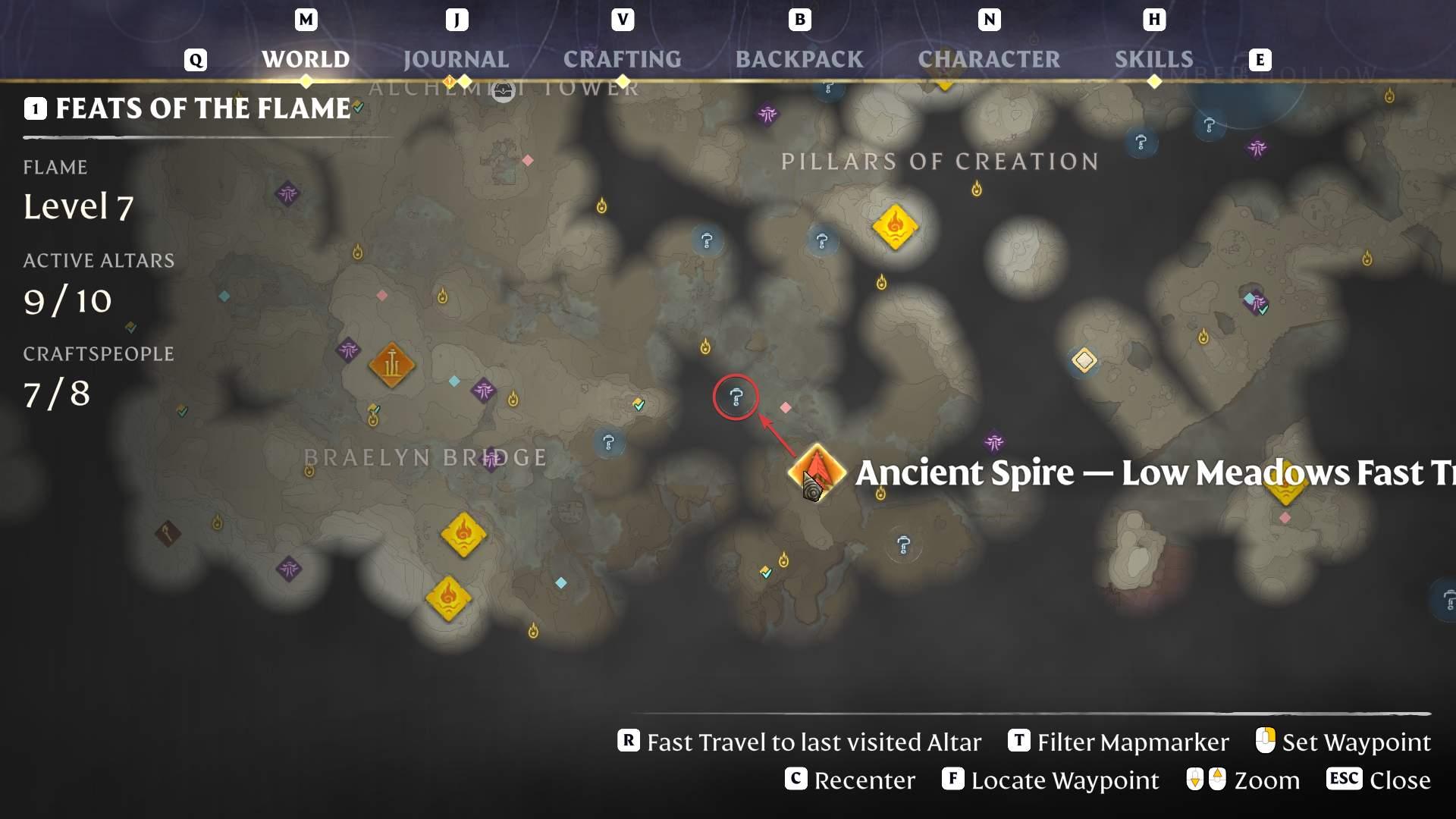 Travel to the Low Meadows and locate Mei’s remains hidden in the Shroud.