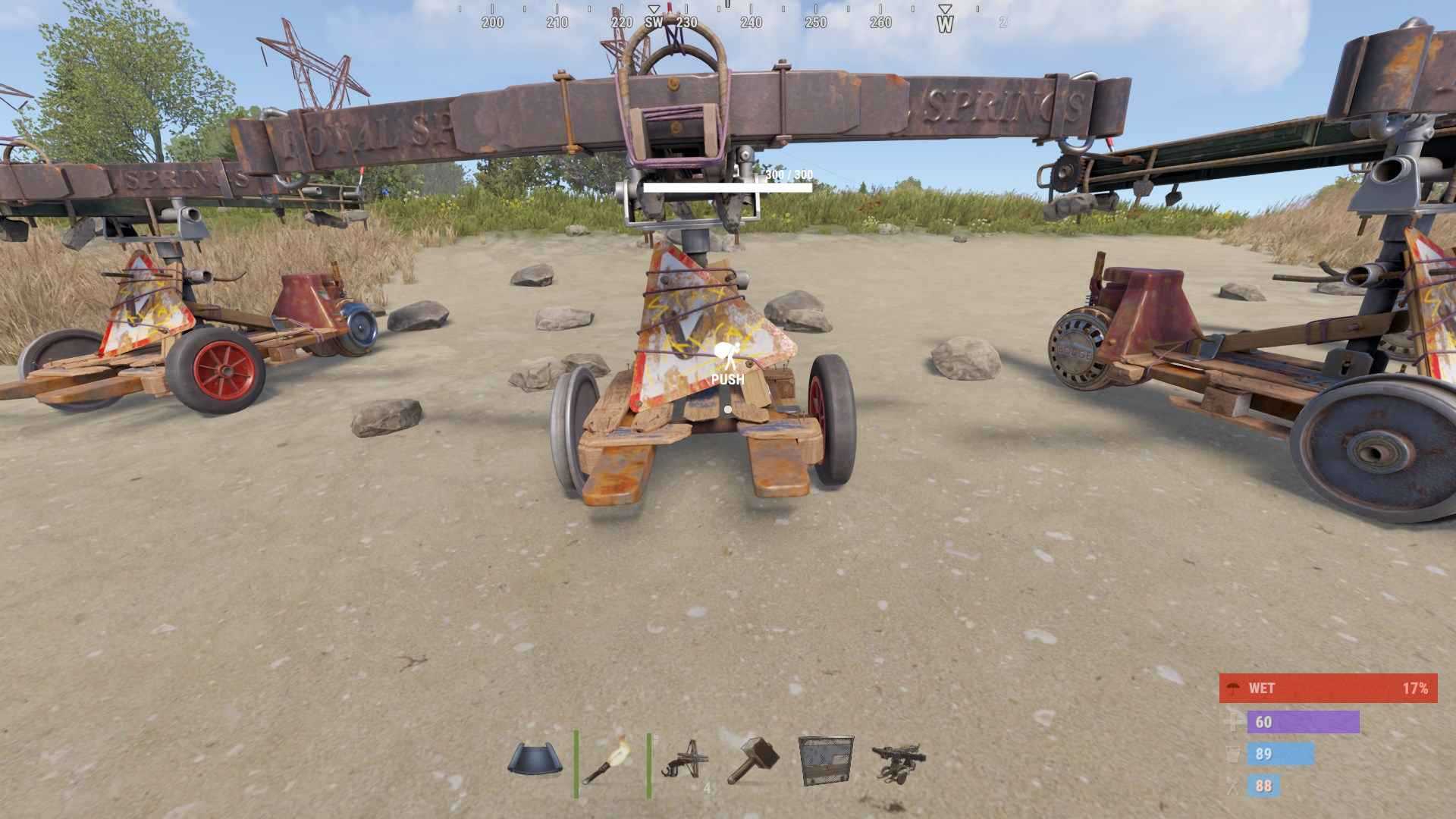 Setze den Spielmodus deines Servers in Rust auf Primitive.