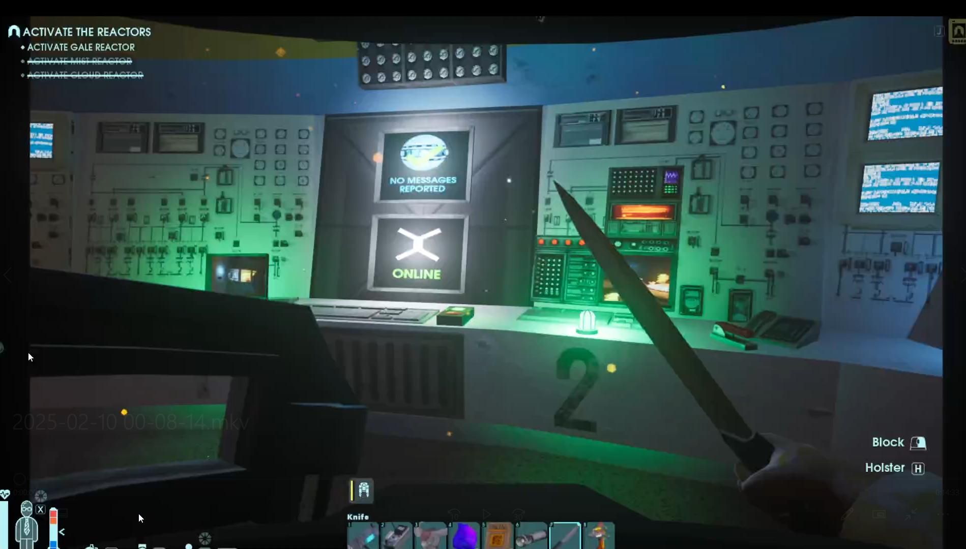 Activate the final control panel to bring the Mist Reactor online in Abiotic Factor