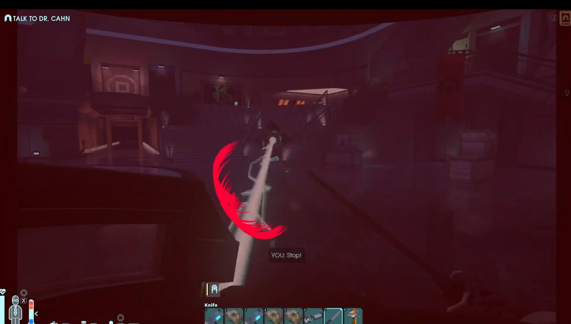 Destroy the Mage Eye first to prevent their deadly laser attacks in Abiotic Factor