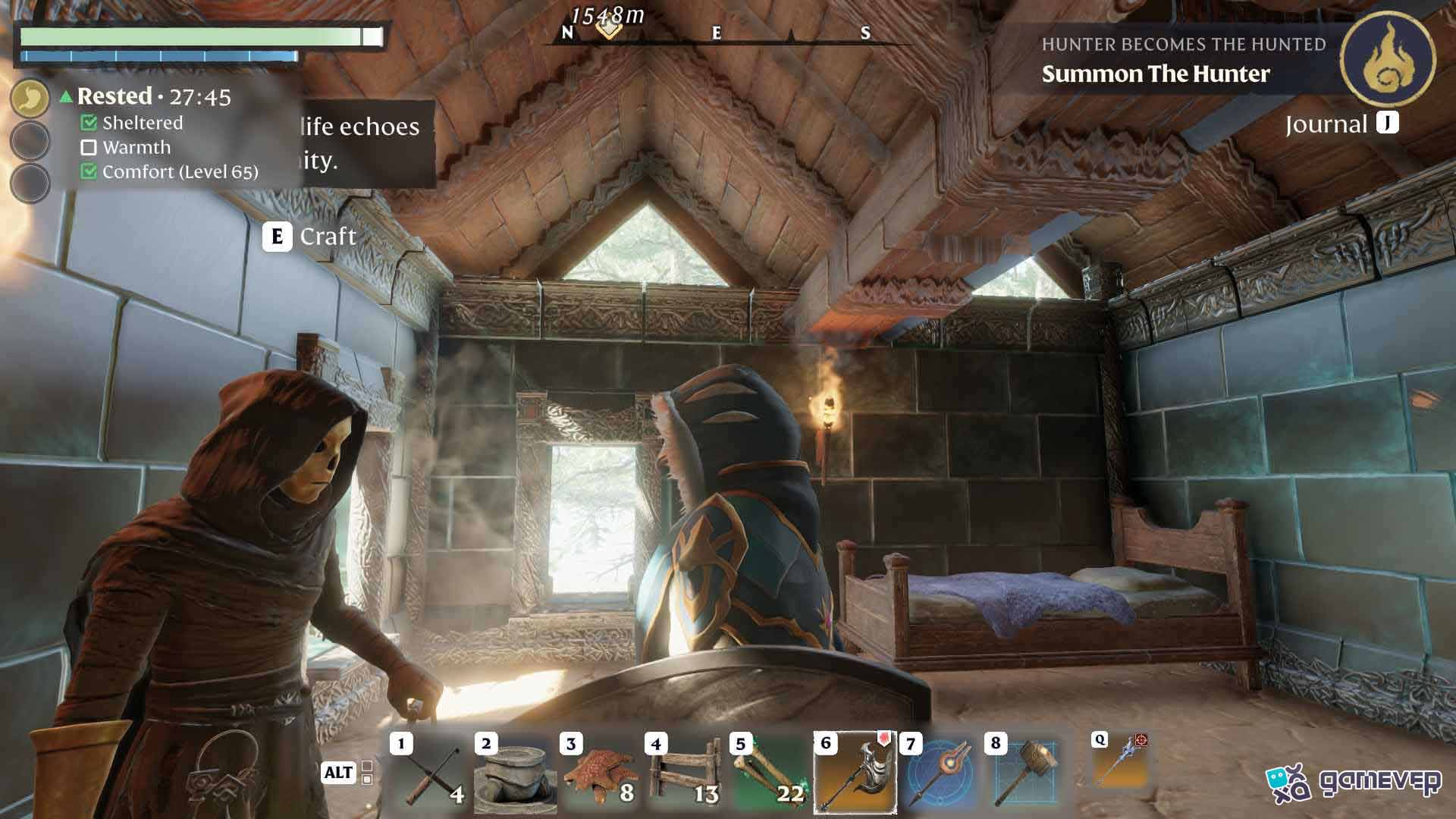 Interactúa con el NPC Collector para fabricar la Herramienta de Decadencia