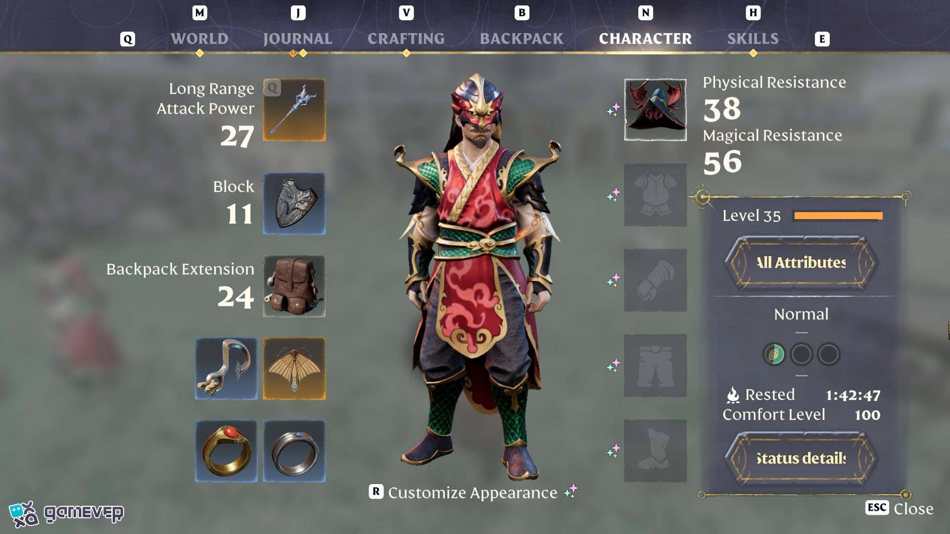 Comienza a fabricar el Casco Serpent Warrior con barras de acero, carbón y escamas.