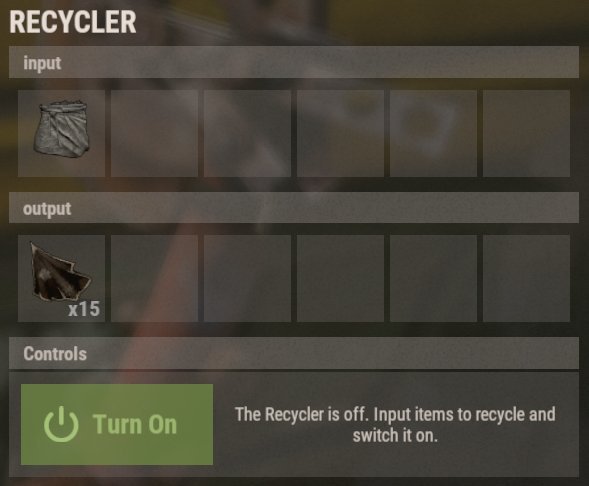 Aby zdobyć skórę w Rust, możesz poddać recyklingowi ubrania, których już nie potrzebujesz.