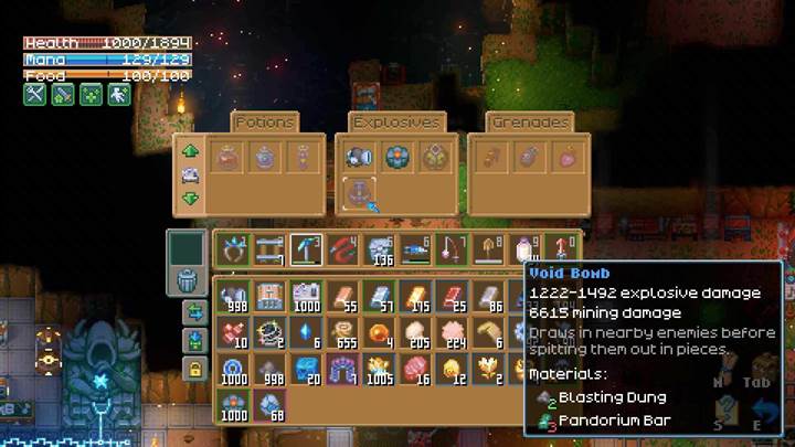 Use a Mouse Bomb to force enemies into a trap in Core Keeper