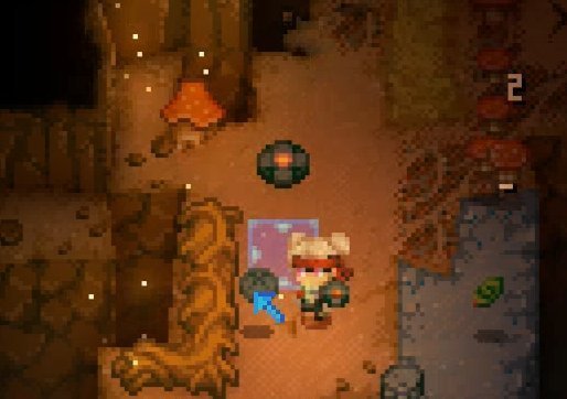 Set up a Proximity Bomb and wait for enemies to trigger it in Core Keeper.