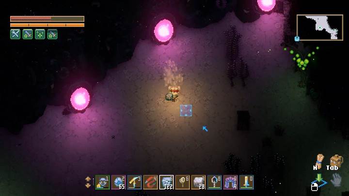 Avoid toxic swarms while mining in the Passage.