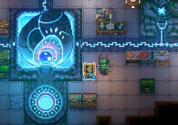 Riesenkäfer-Gehirn verwenden, um den Hydra-Altar herzustellen und neue Herausforderungen in Core Keeper freizuschalten.