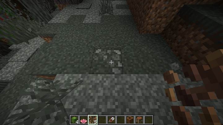 Place up to four dried leaves on the same block