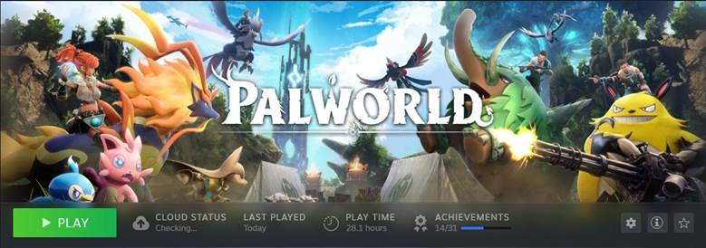 Uruchom Palworld na Steam