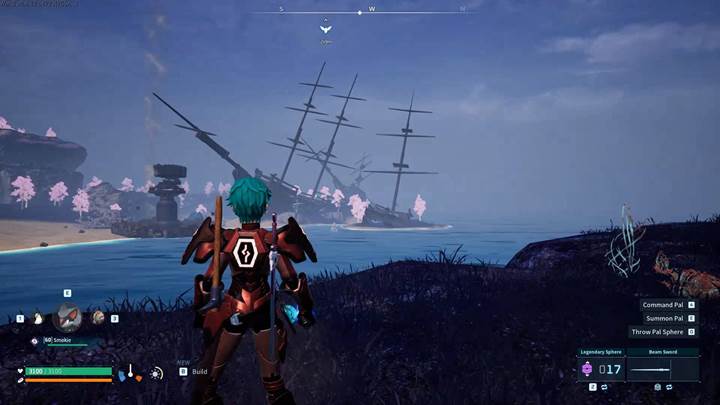 Zlokalizuj Alpha Boss Tarantriss na północny wschód od wraku statku Feybreak