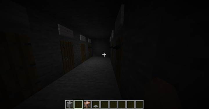 Set up fake floors or monster traps for missteps in Minecraft.