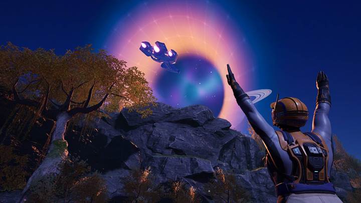 Drücke F, um den Fotomodus zu öffnen und deinen Bildausschnitt in Satisfactory zu gestalten.