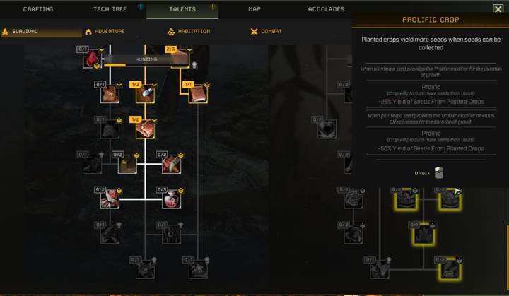 Combine with talents for even more seed output in Icarus.