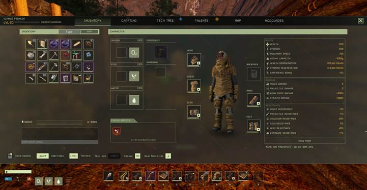 Store extra suits in base containers to avoid carrying them around.