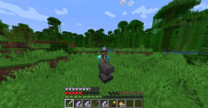 Allow multi-material repairs with a list of items in Minecraft.