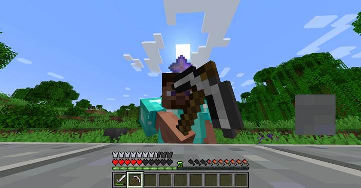Definiere zerstörbare Blöcke in Minecraft mit Block-IDs oder Tags.
