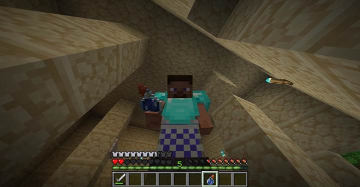 Gestalte Rituale, bei denen Item-Gebrauch Quest-Schlüssel erzeugt in Minecraft.