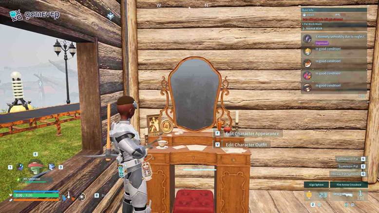 Construye tu Tocador Antiguo en tu acogedora base.