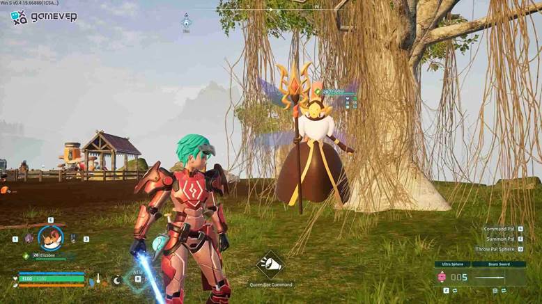 Captura y despiesa a Elizabee para conseguir aún más Miel.