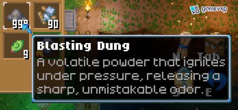 Ubica un Oasis en el Desierto de los Comienzos para encontrar Drohmbles en Core Keeper.
