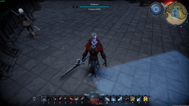 Twórz zestawy Nightstalker z grubą nicią w V Rising.