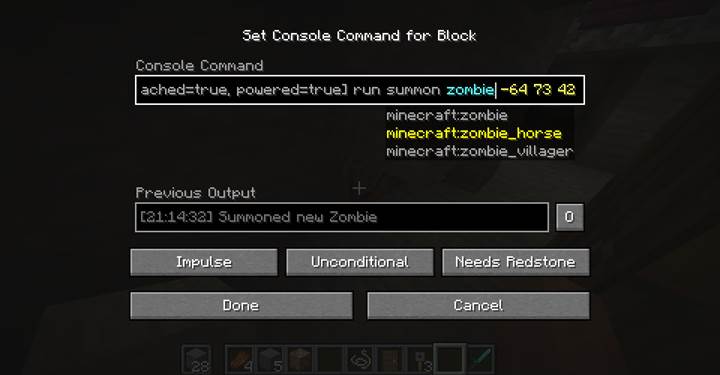 Tripwire aktywuje zombie za graczem.