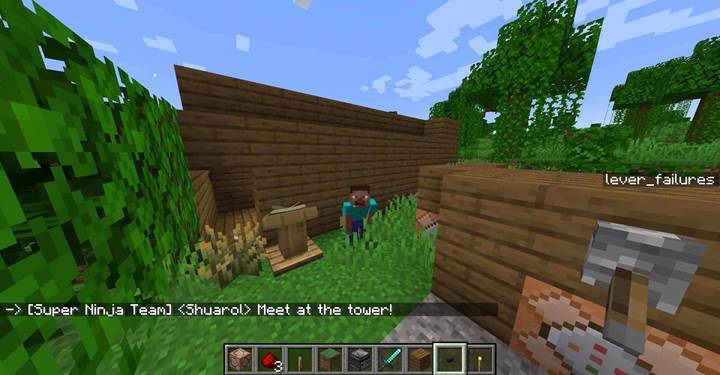 Ukryj wskazówki w wielu pokojach za pomocą różnych poleceń czatu w grze Minecraft.