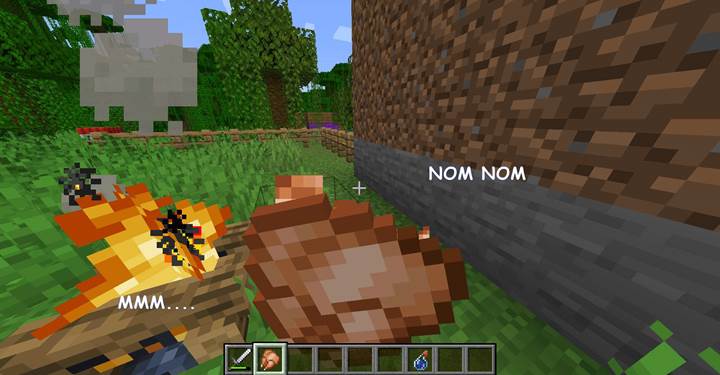 Połącz use_remainder z materiałami eksploatacyjnymi, aby uzyskać pełny efekt w grze Minecraft.
