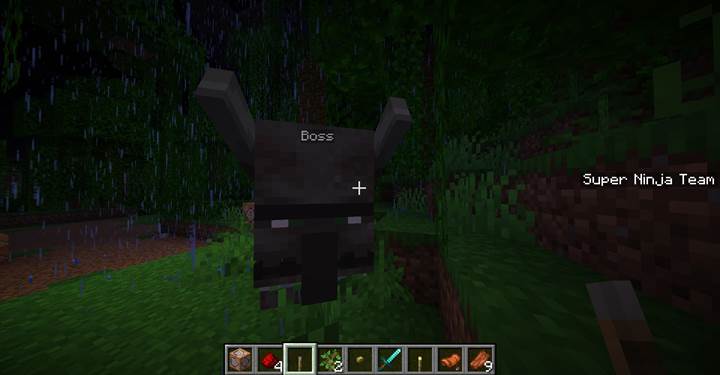 Daj graczowi 40 punktów zdrowia za wygranie wyzwania w grze Minecraft.