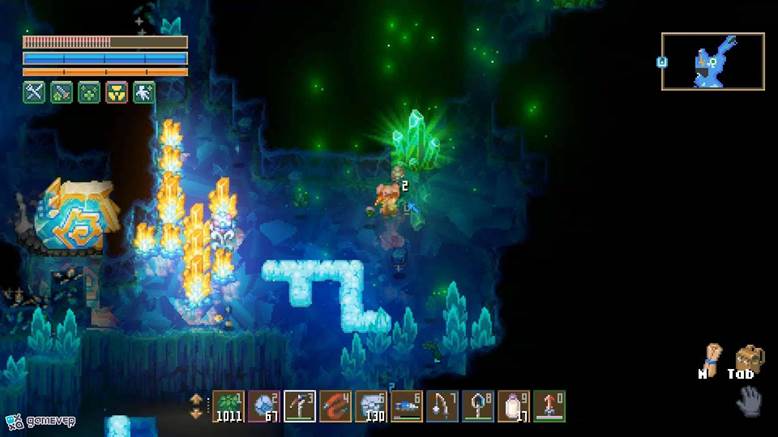 Descubre la Frontera Brillante para encontrar Solarita en Core Keeper.