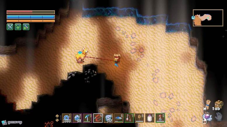 Explora el Desierto de los Comienzos para encontrar un Oasis en Core Keeper.