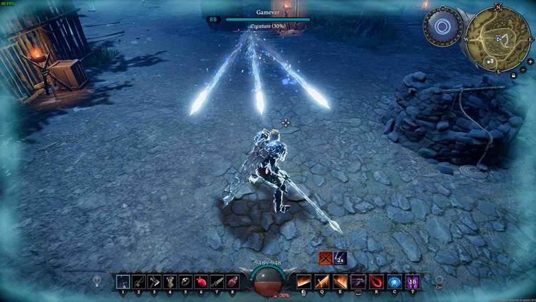 Nutze deine Vampirkräfte, um Keely den Frostbogenschützen in V Rising zu besiegen.