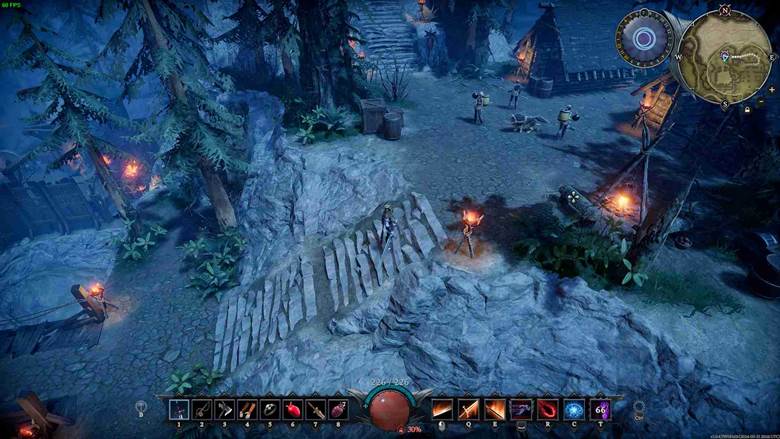 Durchstreife die Banditenfestung in V Rising.