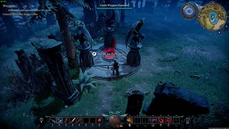 Plane die Platzierung von Waygates für optimierte Reiserouten in V Rising.