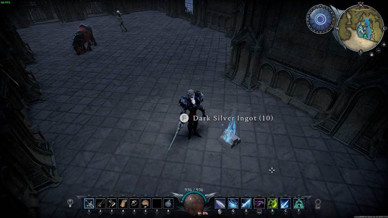 Schmiede legendäre Waffen mit Dunkelsilberbarren in V Rising!