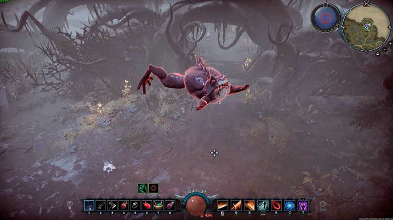 Greife auf versteckte Bereiche mit der Froschform in V Rising zu!
