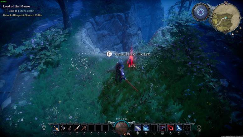 Erkunde verschiedene Standorte, um Unsullied Hearts in V Rising zu finden!