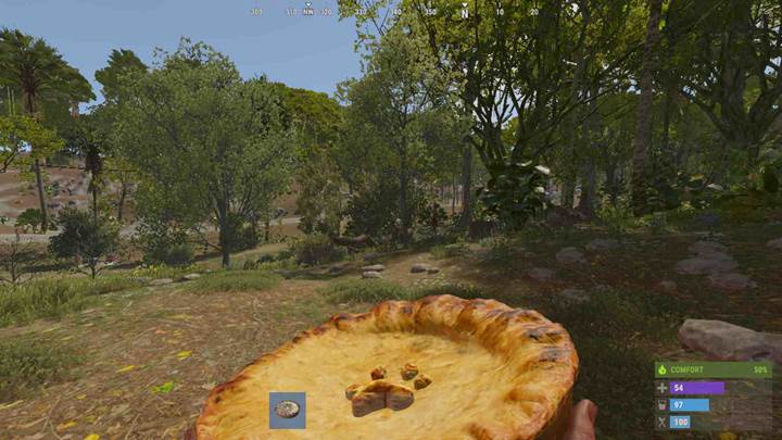 Nutze Hunter Vision, um Tiere mit leuchtenden Spuren zu verfolgen.
