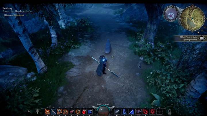 Track the glowing purple mist to spot Bane among decoys